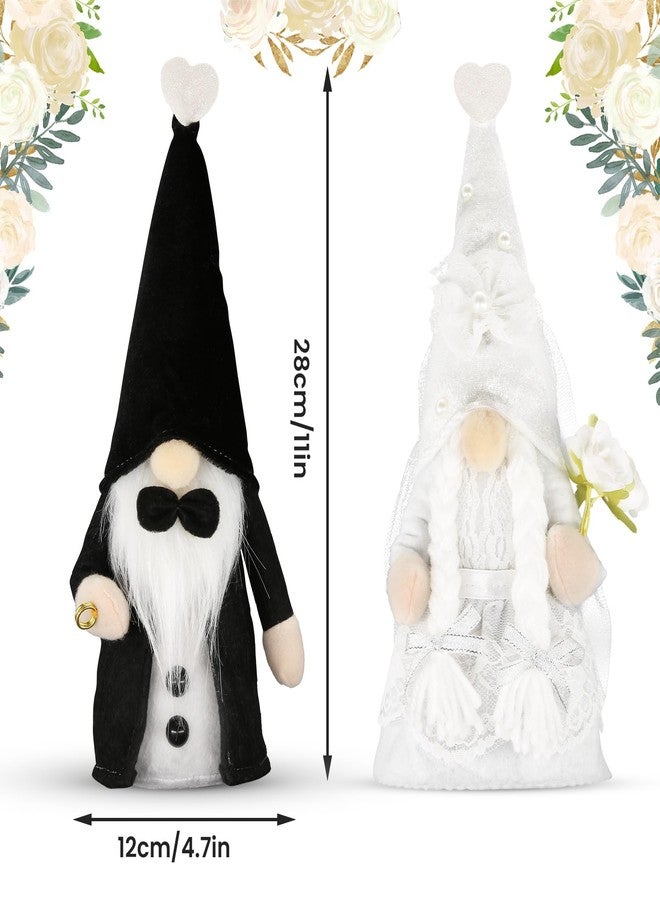 Teeker Engagement Gifts for Couples - Bride and Groom Plush Gnomes for Newly Engaged Couples - Wedding Married Gnomes - Happy Engagement Gifts for Bride - Wedding Gifts - Image 5